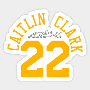 Caitlin Clark signed Sticker